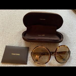Tom Ford Ava Round Sunglasses